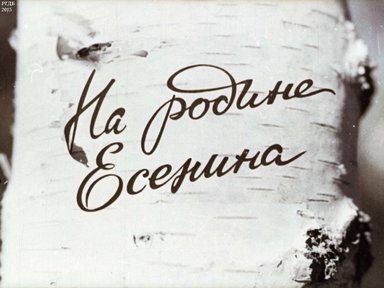 На родине Есенина