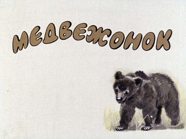 Диафильм «Медвежонок»