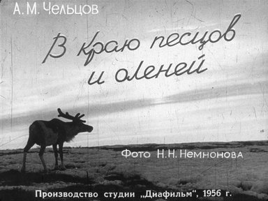 Диафильм «В краю песцов и оленей»