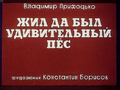 Диафильм «Жил да был удивительный пёс»