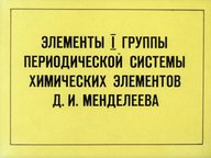 Диафильм «Элементы I группы Периодической системы химических элементов Д.И. Менделеева»