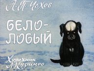 Обложка диафильма «Белолобый»