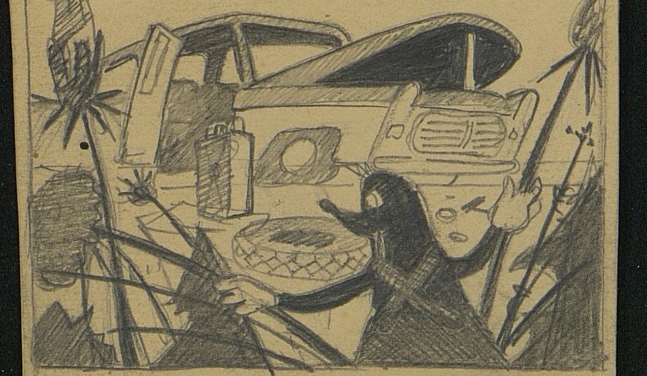 Крот чб раскадровка 4