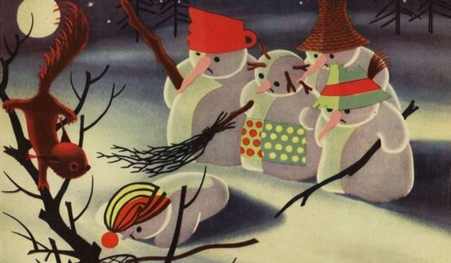 Солнышко и снежные человечки илл 3