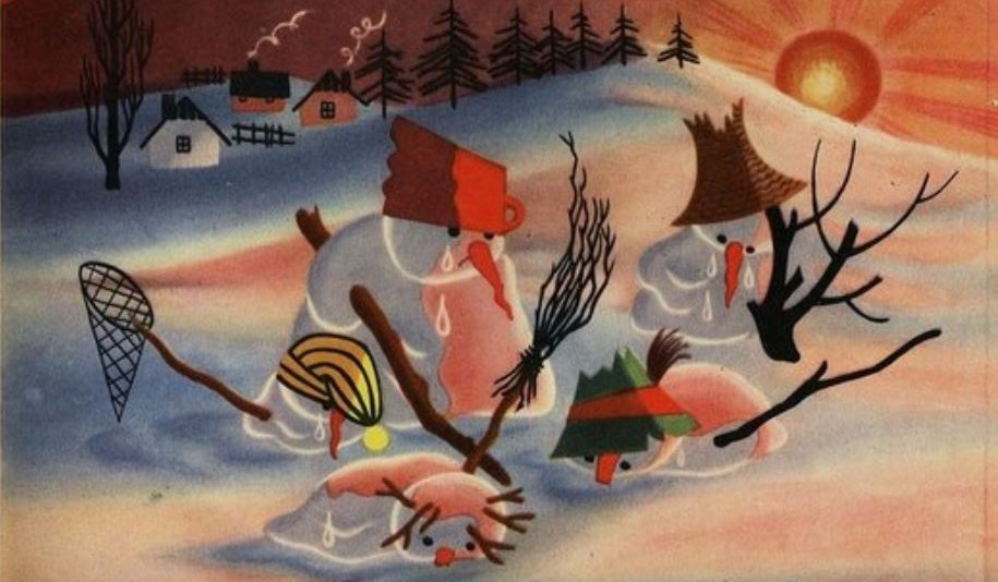 Солнышко и снежные человечки илл 6