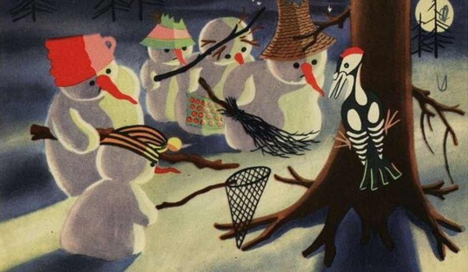 Солнышко и снежные человечки илл 2